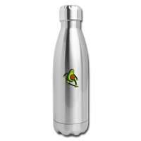 Insulated Stainless Steel Water Bottle - silver